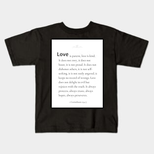 LOVE | Bible verse Kids T-Shirt